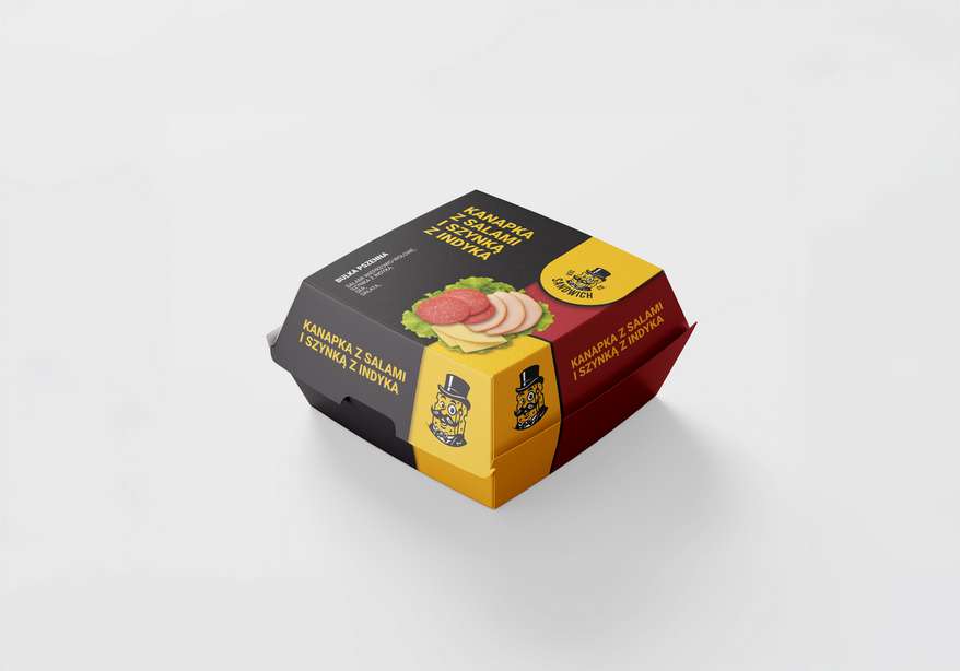 Świeże kanapki Ser Sandwich w opakowaniu